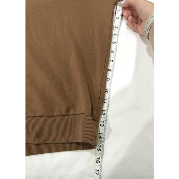 NUUDS Chocolate Nashville Embroidered Popup Original Crewneck Sweatshirt- Large - Picture 7 of 7